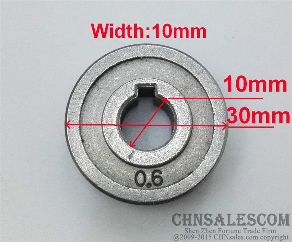 GALET 0,6/0,8MM SOUDURE ACIER POUR DIGYMIG205 (L'UNITÉ)