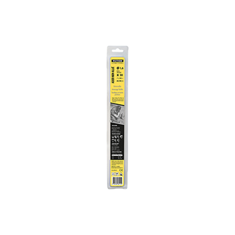 ELECTRODES ACIER DIAM: 1,6 - L=300 MM - EN BLISTER DE 20 PCES