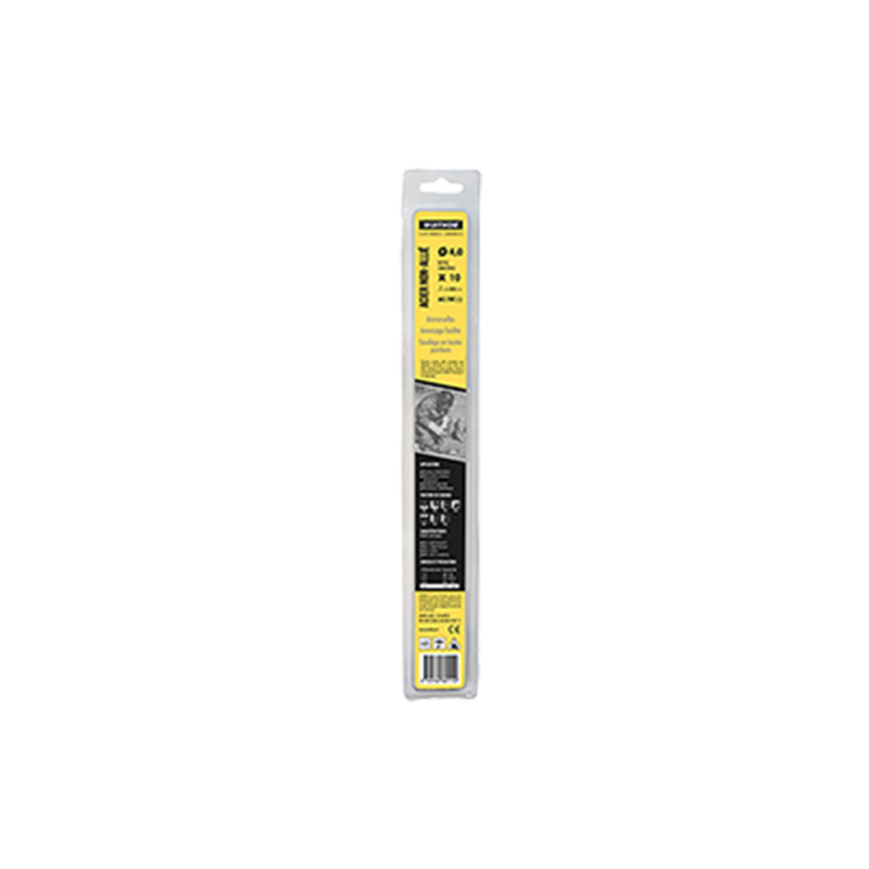 ELECTRODES ACIER DIAM: 4,0 - L=350 MM - EN BLISTER DE 10 PCES