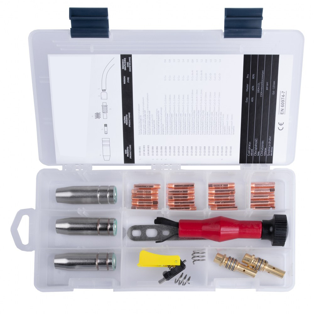 Coffret de maintenance pour torche MIG 15 MASTER/PRO [la pièce]