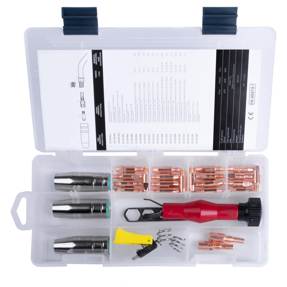Coffret de maintenance pour torche MIG 25 MASTER/PRO [la pièce]