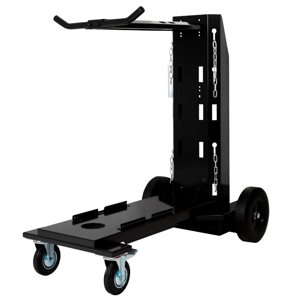 Chariot de soudage avec 4 roues - compatible avec gamme DIGYTIG 3ph, capacité 200kg, dimensions 1150 x 590 x 1430mm [la pièce]