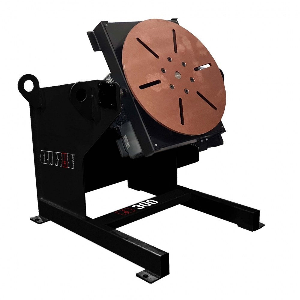 Positionneur à rouleaux 1000kg pour tubes et cylindres - vitesse 120 à 1200 mm/min, diamètre pièce 20 à 800mm, alimentation 380v triphasé [la pièce]