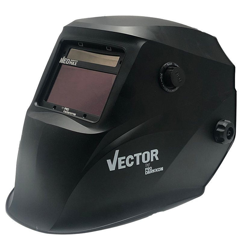 Masque de soudure Electrooptique VECTOR291 équipé air - 4 capteurs, teinte 9/13, 110 x 90 mm, garantie 2 ans [la pièce]