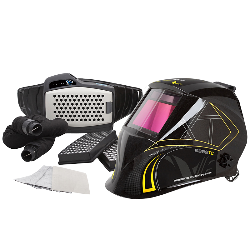 Masque de soudure automatique PROSPAR9330 avec ventilation assistée PROFLOW  - 4 capteurs, teinte variable din 4-8 / 9-13, filtre true color, 100x65 mm, classe optique 1/1/1/1, garantie 2 ans [la pièce]