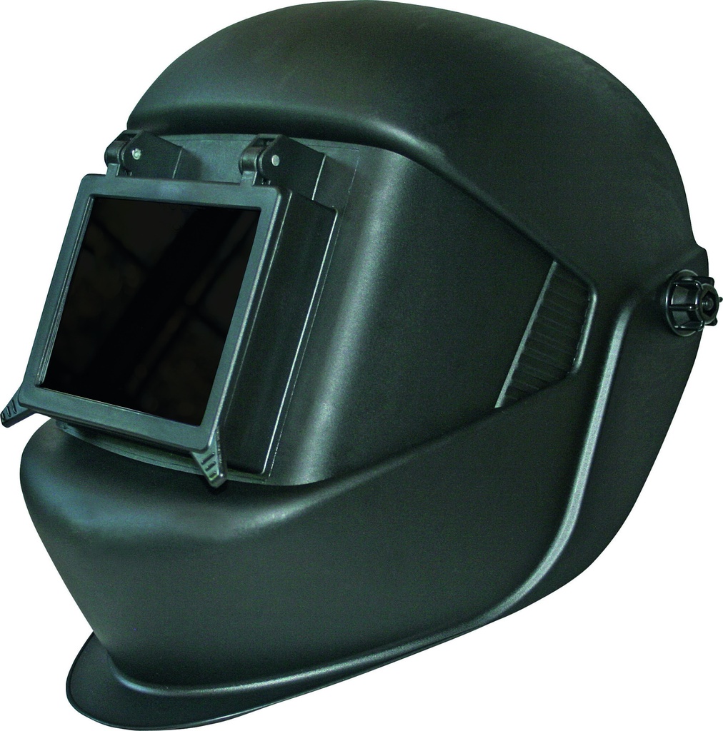 Masque de soudure PROMATIC équipé pour ventilation - 110 x 90 mm, teinte relevable din 11 [la pièce]