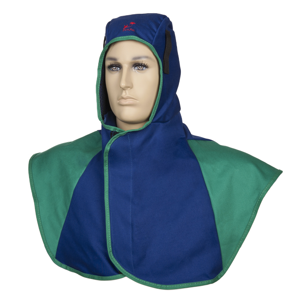 Cagoule de protection pour soudeur recouvrant totalement les Epaule avec velcro [la pièce]