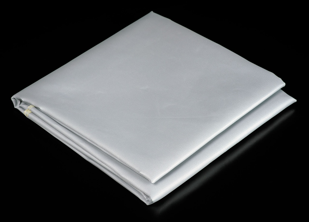 Toile anti-chaleur 650°c sur mesure  - m0 - utilisation verticale - largeur 1000 mm - sur mesure [le m²]