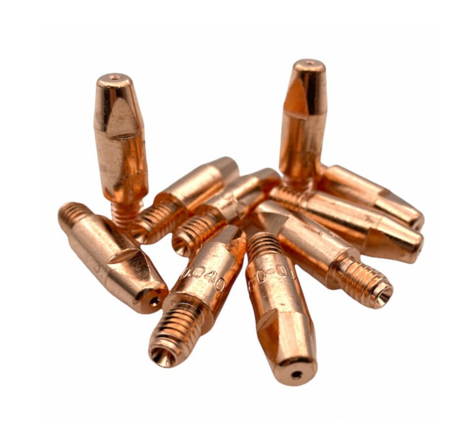 Tube contact M6x28mm Acier ø 1,0mm pour torche MIG/MAG 36 - [Le lot de 50 pièces]