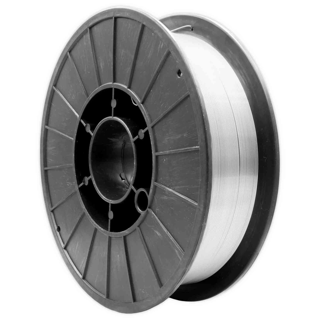 Bobine fil fourre sans gaz acier - diamètre 0,8/0,9 mm - 200 mm - poids 5,0 kg [la pièce]