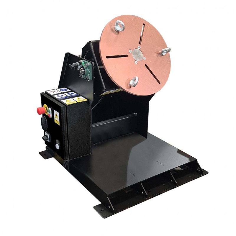 Positionneur de soudage 150kg avec table inclinable 90° - diamètre plateau 400mm, rotation 0.12 à 5 r/min - alimentation 230v monophasé[la pièce]