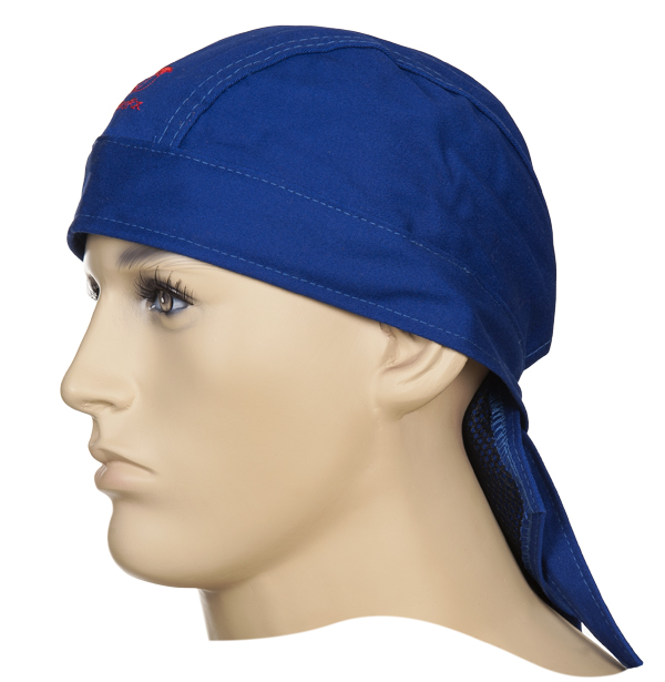 Coiffe bandana blue dog pour soudeur [la pièce]