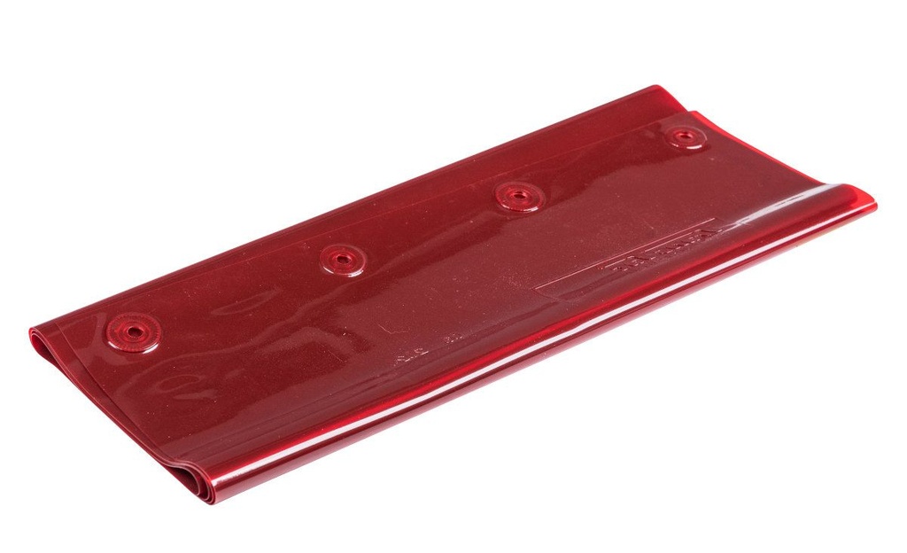 Pack de 4 lanières - 570 x 1 mm - Orange - DIN EN ISO 25980- hauteur 2000 mm x largeur 2000 mm (Prévoir 13 anneaux ) [le pack]