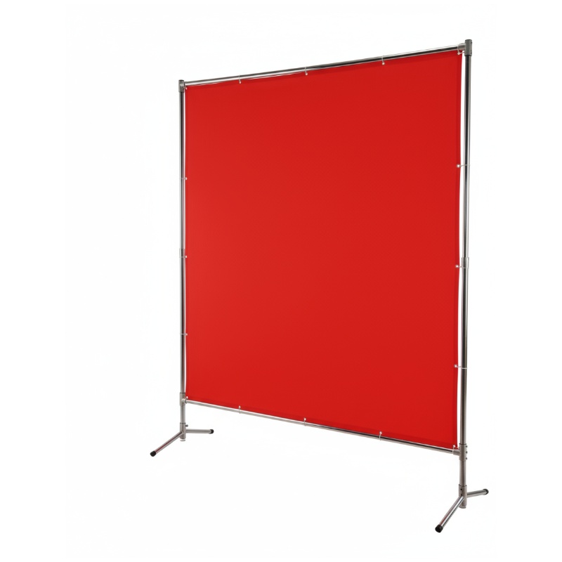 Ecran PROECO 2000 - Orange - DIN EN ISO 25980-rideau tendu Epaisseur 0,4 mm - hauteur 1870 mm x largeur 2065 mm [la pièce]