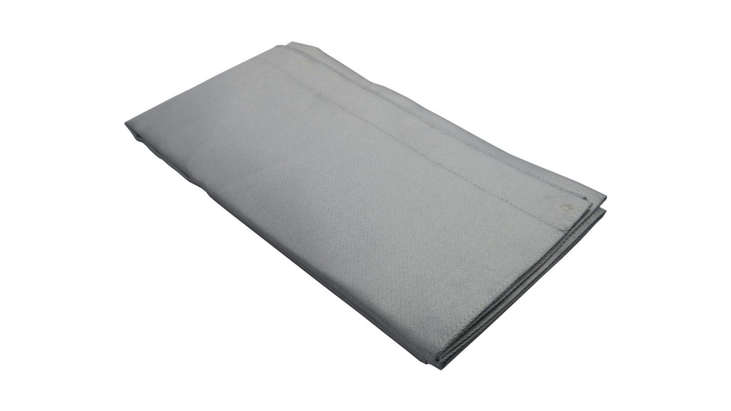 Toile anti-chaleur 650°c - utilisation verticale - dimensions 2000 x 2000 mm [la pièce]