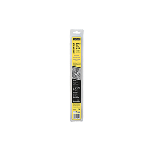 [ELE2904WWEE] ELECTRODES ACIER DIAM: 4,0 - L=350 MM - EN BLISTER DE 10 PCES