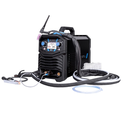 [POS-PROTIG215ACDC] Poste à souder PROTIG 215 AC/DC - TIG pulsé AC/DC, MMA 200A à 35 % avec torche TIG 4m, Kit Pince de masse et coffret d’accessoires - alimentation 230V monophasé [la pièce]