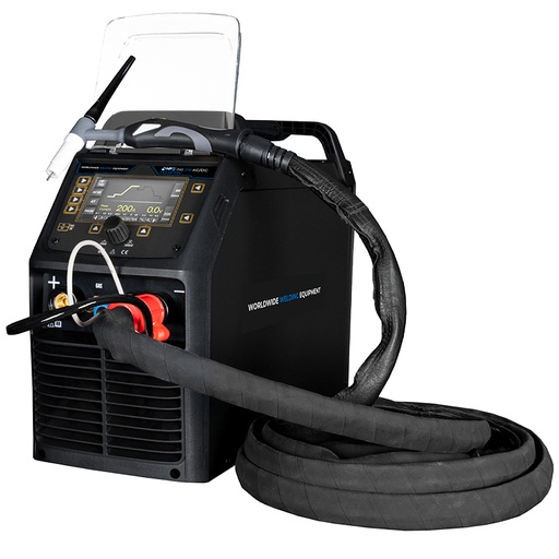 [POS24300WWEP] Poste à souder PROTIG 218 AC/DC  - SOURCE SEULE-  TIG/MMA 200A à 35 % avec torche TIG17 4m, Kit Pince de masse 3m et adaptateur 12 pin - alimentation 230V monophasé [la pièce] - Garantie 2 ans