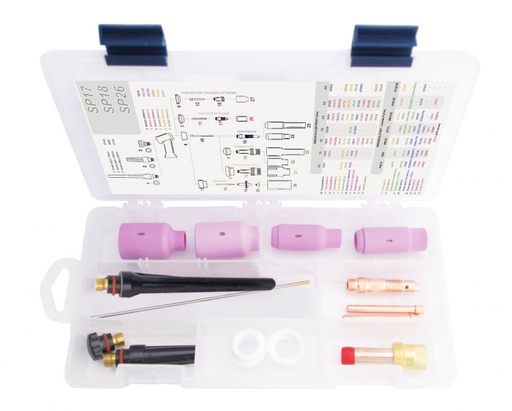 [COF30100WWEC] Coffret de maintenance pour torche TIG 17/18/26 - Electrodes ø 2,4mm [la pièce]