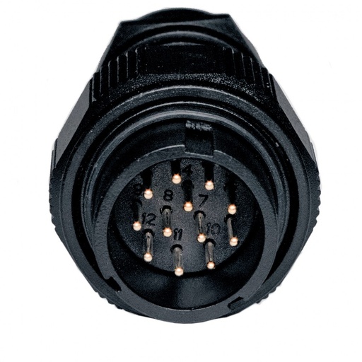 [CON42900WWEC] Connecteur 12 plots male/femelle [la pièce]