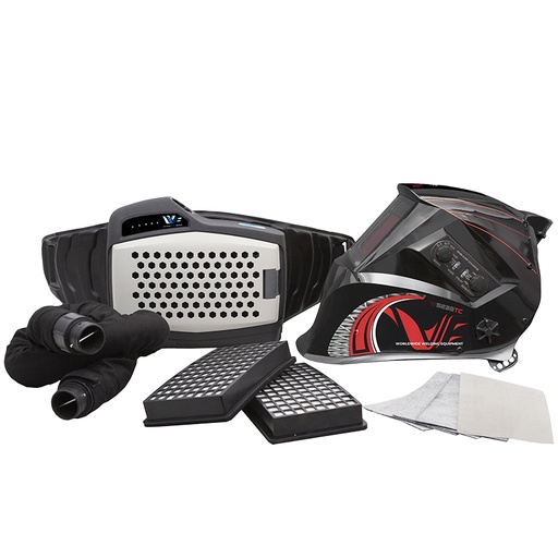 [MAS47600WWEM] Masque de soudure automatique PROSPAR9230 avec ventilation assistée PROFLOW  - 4 capteurs, teinte variable din 4-8 / 9-13, filtre true color, 100x65 mm, classe optique 1/1/1/1, garantie 2 ans [la pièce]