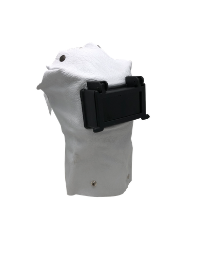 [MAS50700WWEM] Masque portefeuille en cuir croute avec filtre verre minéral teinte 11 relevable - dim 108 x 51 mm [la pièce]