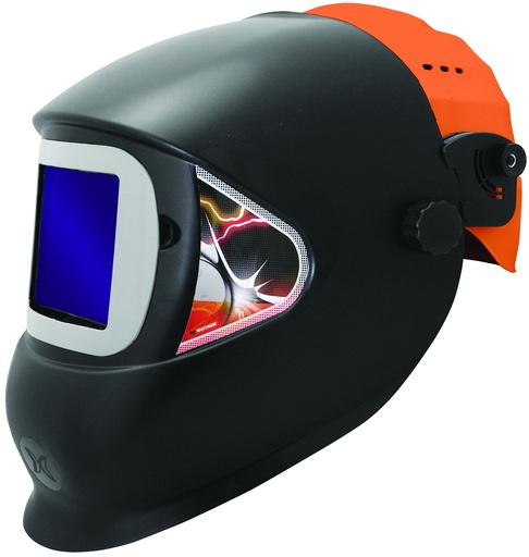 [CAS51300WWEC] Casque de chantier Orange avec masque DC1 et verre teinte 11 [la pièce]