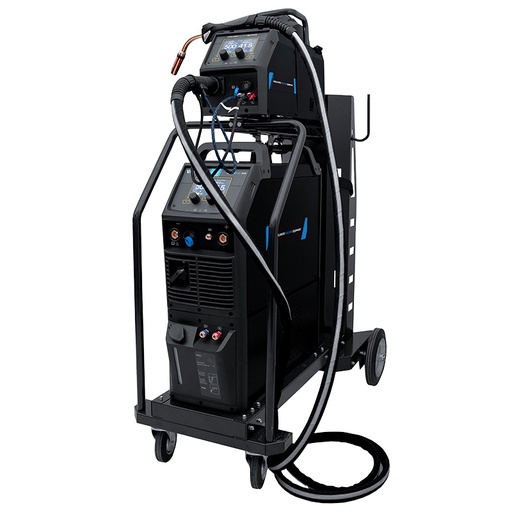 [POS-PROMIG50805-WCS] Poste à souder PROMIG 508 - refroidi eau - MIG/MAG, TIG lift, MMA 350A à 60 % avec faisceau 5m, torche MIG MB401 3m, Kit Pince de masse 3m et chariot - alimentation 380V triphasé [la pièce]
