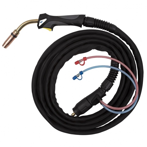 [TMW-501PRO04M] Torche MIG/MAG 501 PRO - longueur 4m - refroidissement à eau, 550A CO2, fil ø 0.8-1.6mm [la pièce]