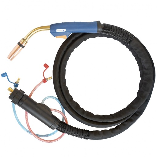 [TMW-501MASTER05M] Torche MIG/MAG 501 MASTER - longueur 5m - refroidissement à eau, 550A CO2, fil ø 0.8-1.6mm [la pièce]