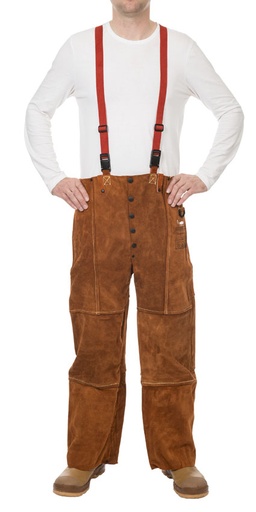 [PAN-SOUD-M] Pantalon de soudeur en cuir croûte taille M [la pièce]